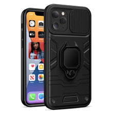 Načítať obrázok do zobrazovača galérie, Lens Ring Rugged Case Black pre Samsung Galaxy S21