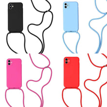 Načítať obrázok do zobrazovača galérie, Strap Matte Case Ochranný Kryt pre iPhone 7 Plus / 8 Plus