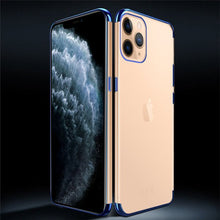 Načítať obrázok do zobrazovača galérie, Luxury Plate Case Blue Ochranný Kryt pre iPhone 11 Pro Max