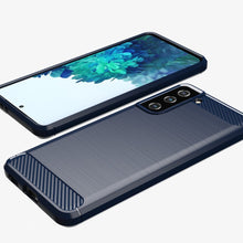 Načítať obrázok do zobrazovača galérie, Carbon Blue Ochranný Kryt pre Samsung Galaxy S21 Plus