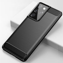 Načítať obrázok do zobrazovača galérie, Carbon Black Ochranný Kryt pre Samsung Galaxy S21 Ultra