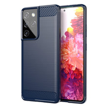 Načítať obrázok do zobrazovača galérie, Carbon Blue Ochranný Kryt pre Samsung Galaxy S21 Ultra