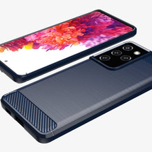 Načítať obrázok do zobrazovača galérie, Carbon Blue Ochranný Kryt pre Samsung Galaxy S21 Ultra