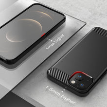 Načítať obrázok do zobrazovača galérie, Carbon Black Ochranný Kryt pre iPhone 13 Mini