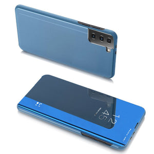 Smart Clear View Blue Ochranný Kryt pre Samsung Galaxy S21 Ultra