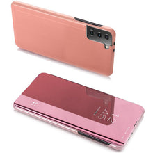 Načítať obrázok do zobrazovača galérie, Smart Clear View Pink Ochranný Kryt pre Samsung Galaxy S21 Ultra