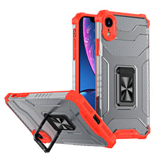 Načítať obrázok do zobrazovača galérie, Crystal Ring Armor Red Ochranný Kryt pre iPhone XR