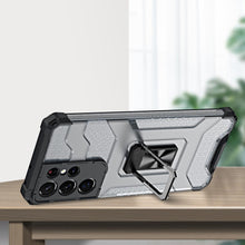 Načítať obrázok do zobrazovača galérie, Crystal Ring Armor Blue Ochranný Kryt pre Samsung Galaxy S22 Ultra