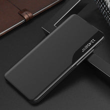 Načítať obrázok do zobrazovača galérie, Eco-Leather Smart Black Ochranný Kryt pre Samsung Galaxy S20 FE / FE 5G

