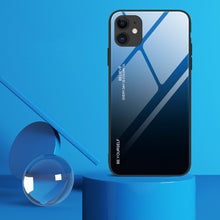 Načítať obrázok do zobrazovača galérie, Glass Durable Black-Blue Ochranný Kryt pre iPhone 12 Pro Max