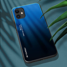 Načítať obrázok do zobrazovača galérie, Glass Durable Black-Blue Ochranný Kryt pre iPhone 12 Pro Max