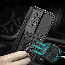 Načítať obrázok do zobrazovača galérie, Hybrid Camshield Ring Rugged Case Pink Ochranný Kryt pre Samsung Galaxy A53 5G