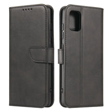 Načítať obrázok do zobrazovača galérie, Elegant Case Black Ochranný Knižkový Kryt pre Xiaomi Redmi Note 9