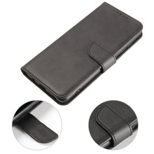 Načítať obrázok do zobrazovača galérie, Elegant Case Black Ochranný Knižkový Kryt pre Xiaomi Redmi Note 9