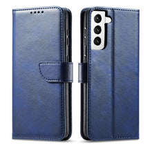 Načítať obrázok do zobrazovača galérie, Elegant Case Blue Ochranný Knižkový Kryt pre Samsung Galaxy S21 Ultra
