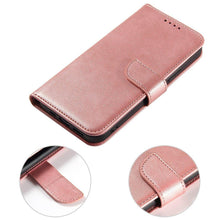 Načítať obrázok do zobrazovača galérie, Elegant Case Pink Ochranný Knižkový Kryt pre iPhone 13 Pro Max
