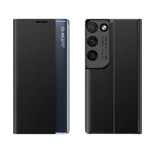 Načítať obrázok do zobrazovača galérie, Smart Sleep Case Black Ochranný Kryt pre Samsung Galaxy S21 Ultra
