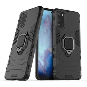 Ring Armor Rugged Case Black pre Samsung Galaxy S20 Plus