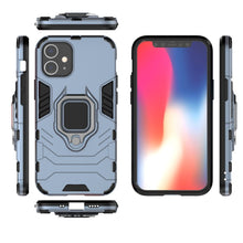 Načítať obrázok do zobrazovača galérie, Ring Armor Rugged Case Blue pre iPhone 12 Mini