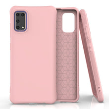 Načítať obrázok do zobrazovača galérie, Soft Bumper Flexible Pink Ochranný Kryt pre Samsung Galaxy A41