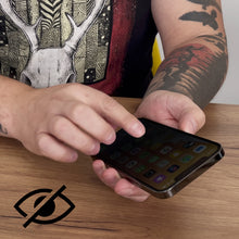 Načítať obrázok do zobrazovača galérie, Anti-Spy Privacy Glass Black Tvrdené sklo pre iPhone 13 Pro Max