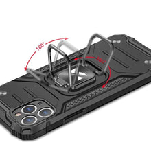 Načítať obrázok do zobrazovača galérie, Premium Ring Armor Black Ochranný Kryt pre iPhone 13 Pro Max