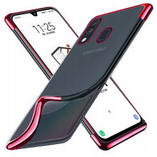 Načítať obrázok do zobrazovača galérie, Luxury Plate Case Red Ochranný Kryt pre Samsung Galaxy A40
