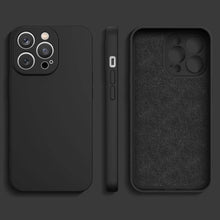 Načítať obrázok do zobrazovača galérie, Premium Silicone Case Black Ochranný Kryt pre iPhone 13 Pro Max