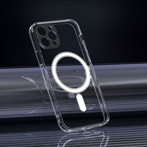 Premium Camera Protected Clear MagSafe Magnetic Case Ochranný Kryt pre iPhone 15 Pro Max