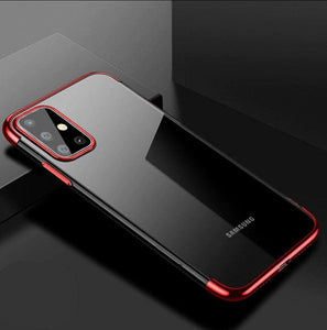Luxury Plate Case Red Ochranný Kryt pre Samsung Galaxy A33 5G