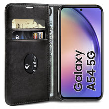 Načítať obrázok do zobrazovača galérie, Knižkové Magnetické Púzdro Black pre Samsung Galaxy A54 5G
