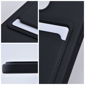 Card Wallet Black Ochranný Kryt pre Samsung Galaxy S23