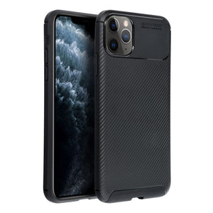 Premium Carbon Black Ochranný Kryt pre iPhone 11 Pro Max