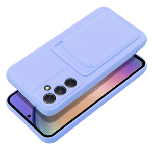 Card Wallet Purple Ochranný Kryt pre Samsung Galaxy A54 5G