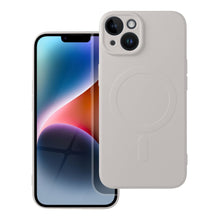 Načítať obrázok do zobrazovača galérie, MagSafe Silicone Case Beige Ochranný Kryt pre iPhone 15
