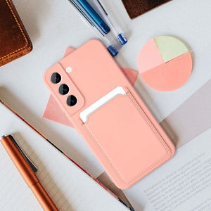 Card Wallet Pink Ochranný Kryt pre Samsung Galaxy S23