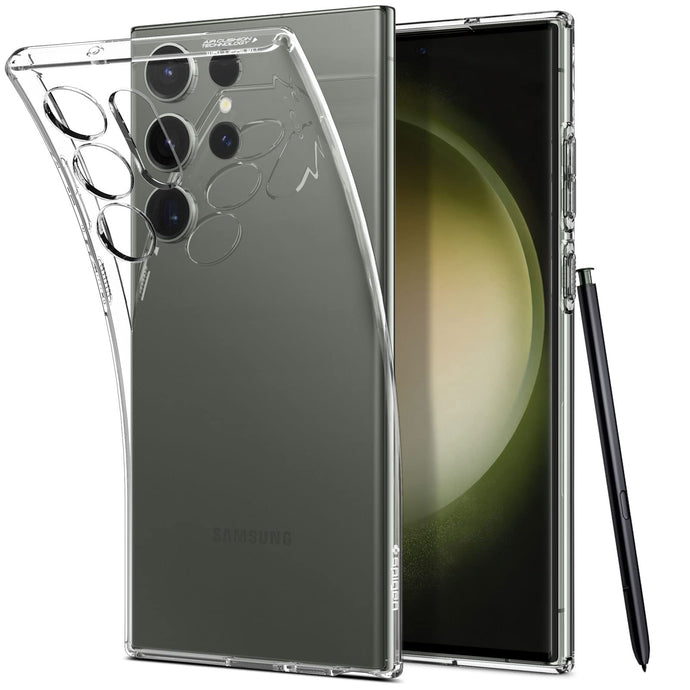 Ultra Clear Transparent Ochranný Kryt pre Samsung Galaxy S23 Ultra