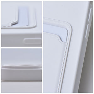 Card Wallet White Ochranný Kryt pre Samsung Galaxy A54 5G