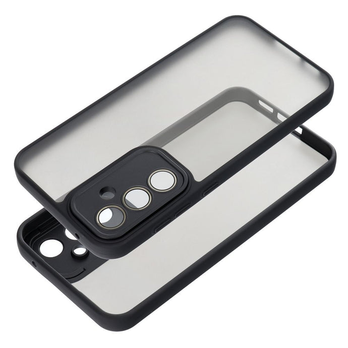 Camera Protected Bumper Black Ochranný Kryt pre Samsung Galaxy S22