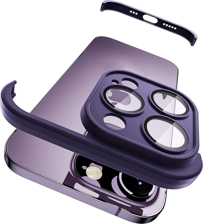 Shockproof Bumper Purple Ochranný set pre iPhone 12