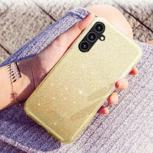Glitter Gold Ochranný Kryt pre Samsung Galaxy A34 5G