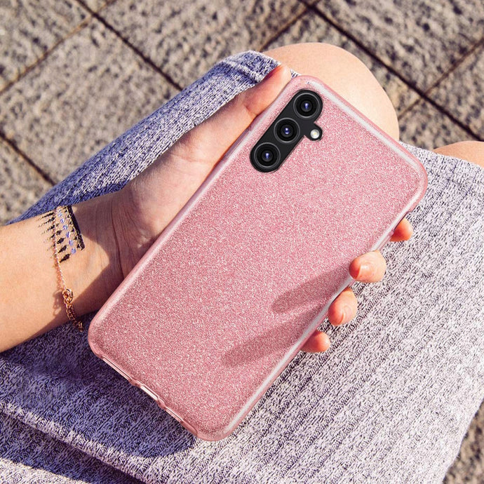 Glitter Pink Ochranný Kryt pre Samsung Galaxy A34 5G