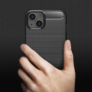 Carbon Black Ochranný Kryt pre iPhone 15 Plus