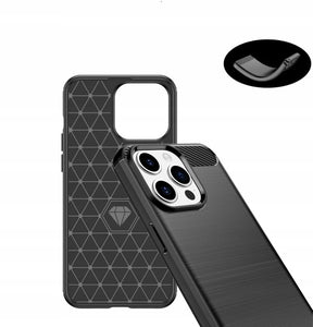 Carbon Black Ochranný Kryt pre iPhone 15 Pro Max