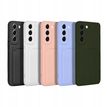 Načítať obrázok do zobrazovača galérie, Card Wallet Black Ochranný Kryt pre Samsung Galaxy S22 Plus
