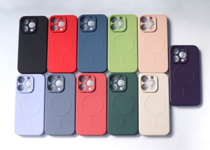 MagSafe Silicone Case Beige Ochranný Kryt pre iPhone 13