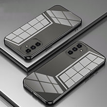 Načítať obrázok do zobrazovača galérie, Luxury Plate Case Black Ochranný Kryt pre Samsung Galaxy A54
