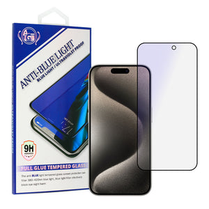 3D Anti-Blue Ochranné sklo s ochranou proti modrému svetlu pre iPhone 15 Plus / iPhone 15 Pro Max