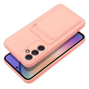 Card Wallet Pink Ochranný Kryt pre Samsung Galaxy A54 5G