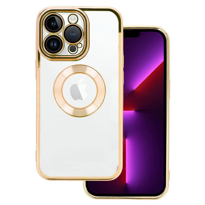 Shockproof Case Gold Ochranný Kryt s ochranou fotoaparátu pre iPhone 15 Pro